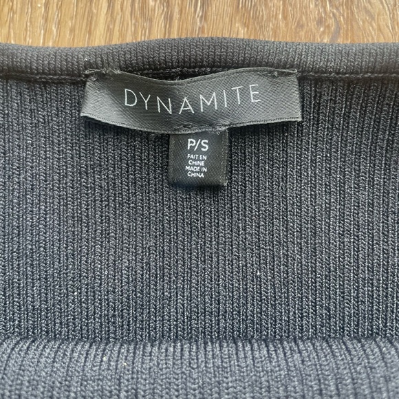 Dynamite Sculpted Rib-Knit Bodycon Midi Dress - Picture 6 of 7